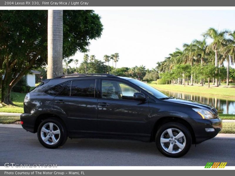 Flint Gray Mica / Light Gray 2004 Lexus RX 330