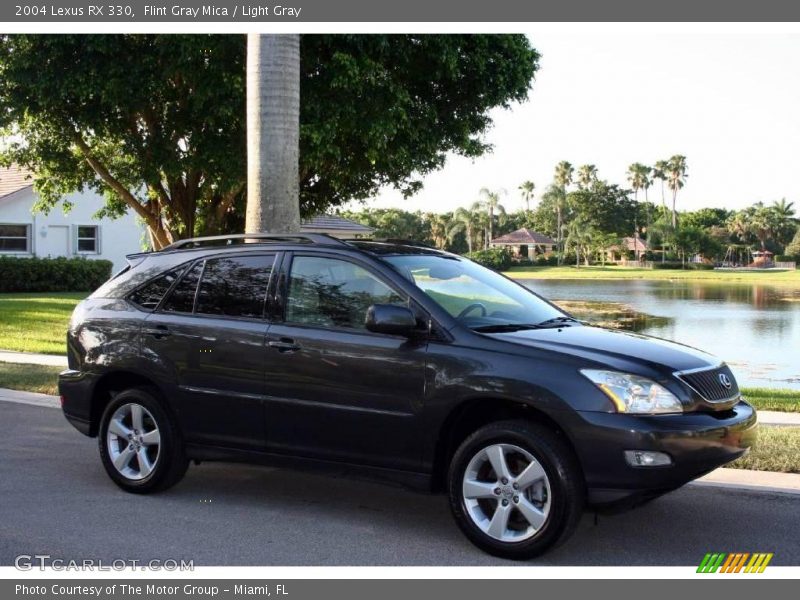 Flint Gray Mica / Light Gray 2004 Lexus RX 330