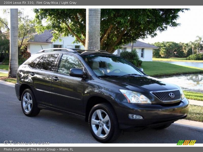 Flint Gray Mica / Light Gray 2004 Lexus RX 330