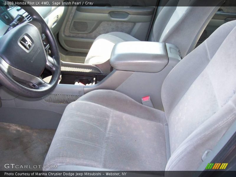 Sage Brush Pearl / Gray 2003 Honda Pilot LX 4WD