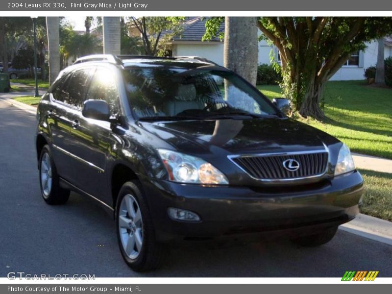 Flint Gray Mica / Light Gray 2004 Lexus RX 330