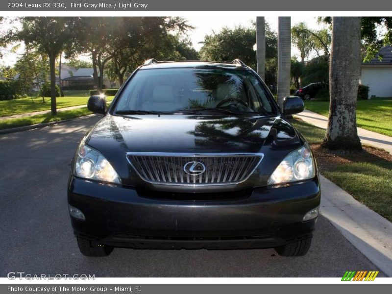 Flint Gray Mica / Light Gray 2004 Lexus RX 330