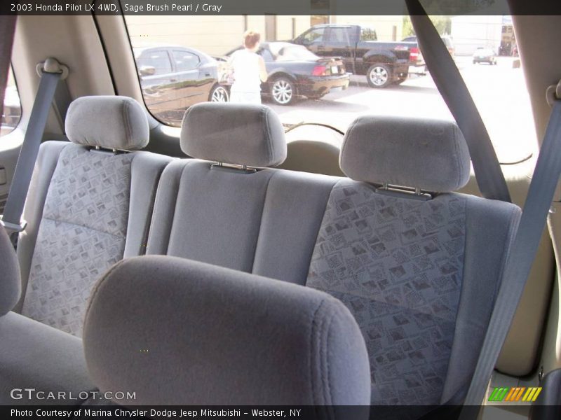 Sage Brush Pearl / Gray 2003 Honda Pilot LX 4WD