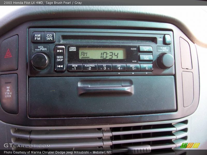 Sage Brush Pearl / Gray 2003 Honda Pilot LX 4WD