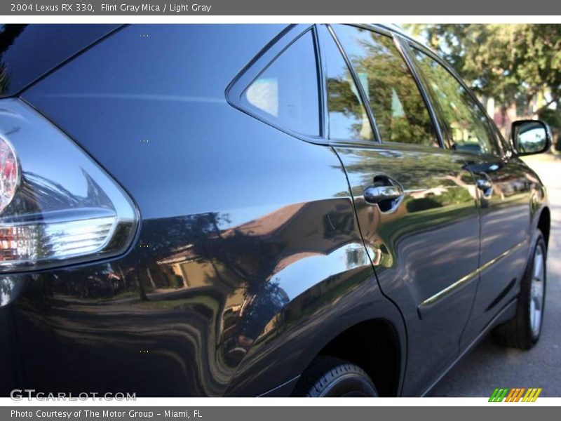 Flint Gray Mica / Light Gray 2004 Lexus RX 330