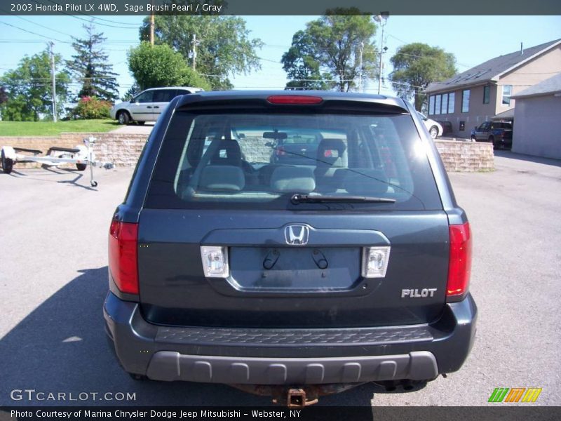 Sage Brush Pearl / Gray 2003 Honda Pilot LX 4WD