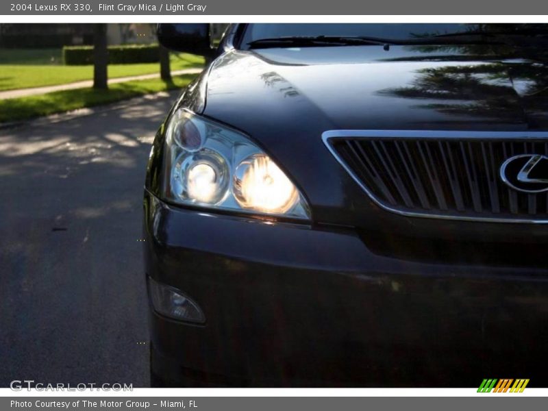 Flint Gray Mica / Light Gray 2004 Lexus RX 330