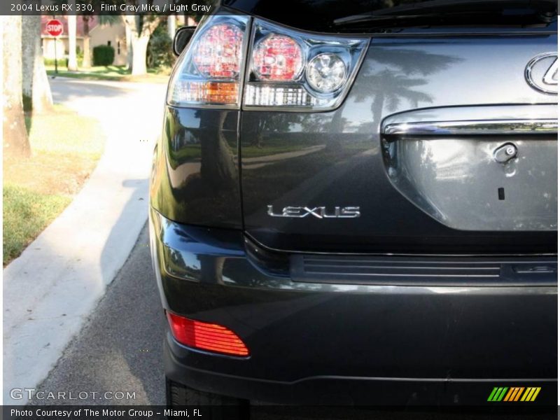 Flint Gray Mica / Light Gray 2004 Lexus RX 330