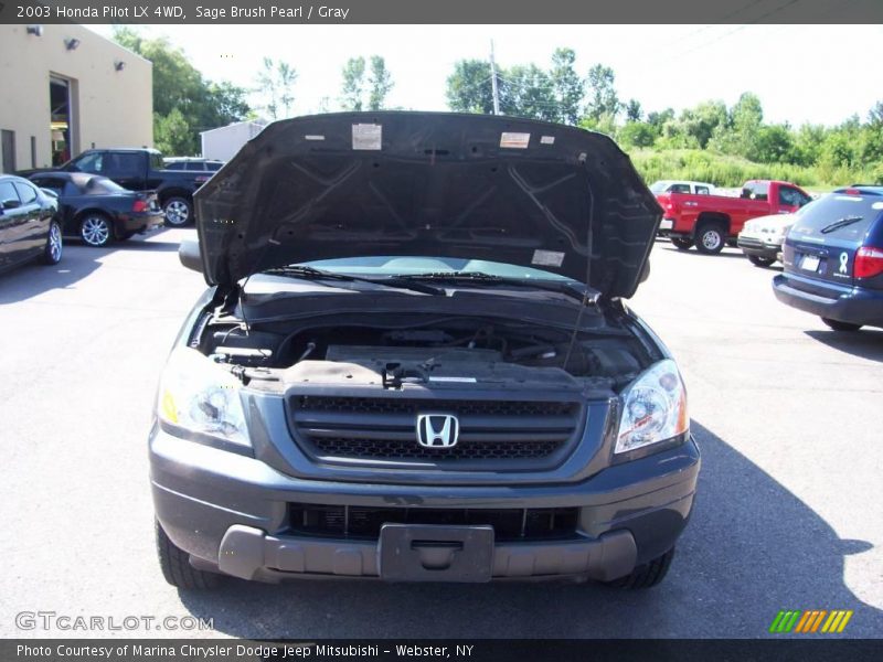 Sage Brush Pearl / Gray 2003 Honda Pilot LX 4WD