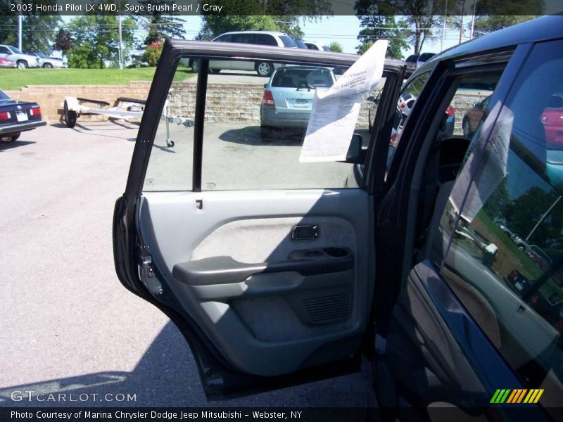 Sage Brush Pearl / Gray 2003 Honda Pilot LX 4WD