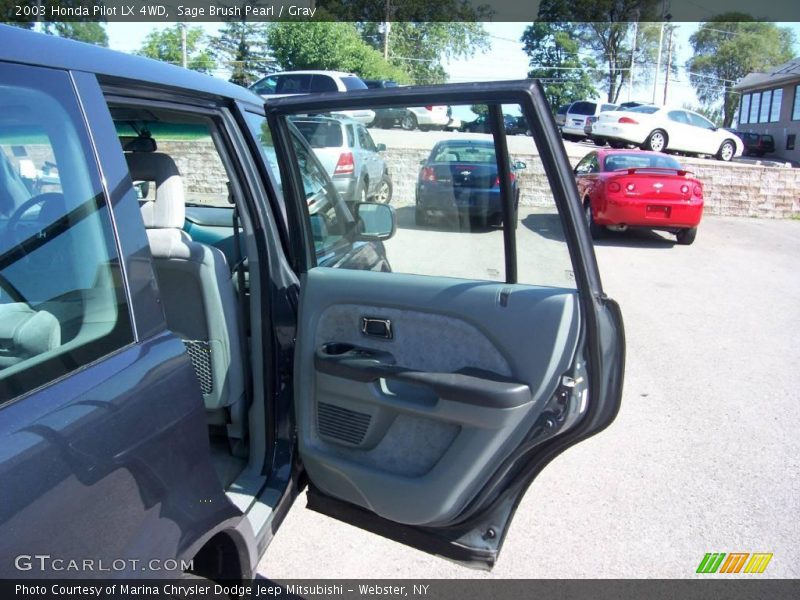 Sage Brush Pearl / Gray 2003 Honda Pilot LX 4WD