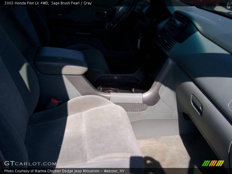 Sage Brush Pearl / Gray 2003 Honda Pilot LX 4WD