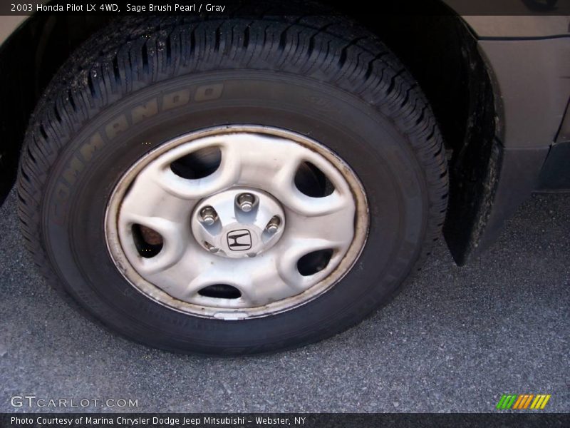 Sage Brush Pearl / Gray 2003 Honda Pilot LX 4WD