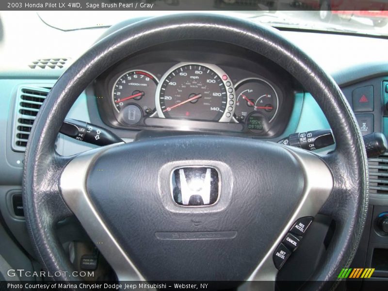 Sage Brush Pearl / Gray 2003 Honda Pilot LX 4WD