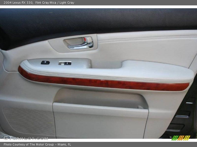 Flint Gray Mica / Light Gray 2004 Lexus RX 330