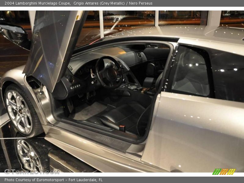 Grigio Antares (Grey Metallic) / Nero Perseus 2004 Lamborghini Murcielago Coupe