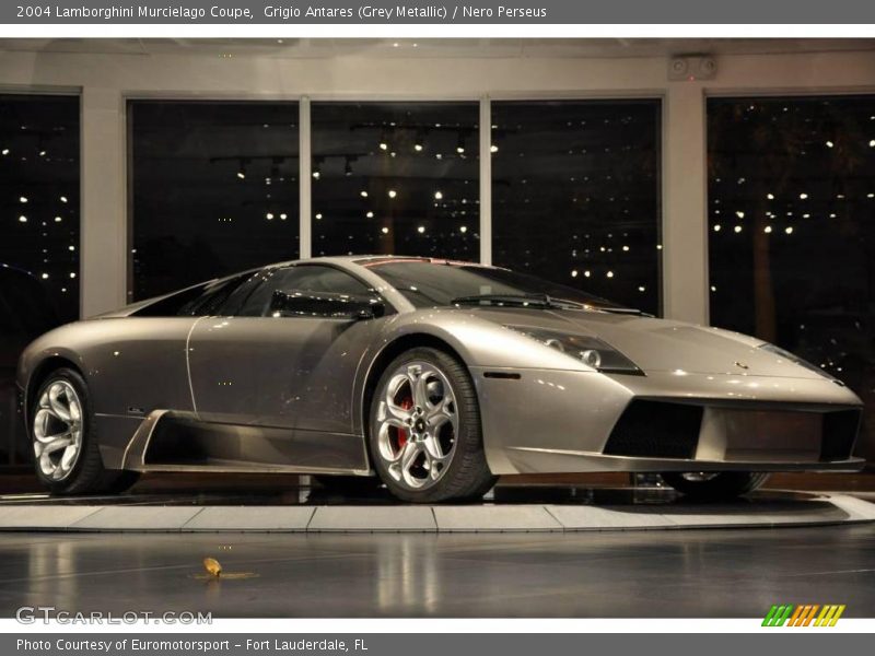 Grigio Antares (Grey Metallic) / Nero Perseus 2004 Lamborghini Murcielago Coupe