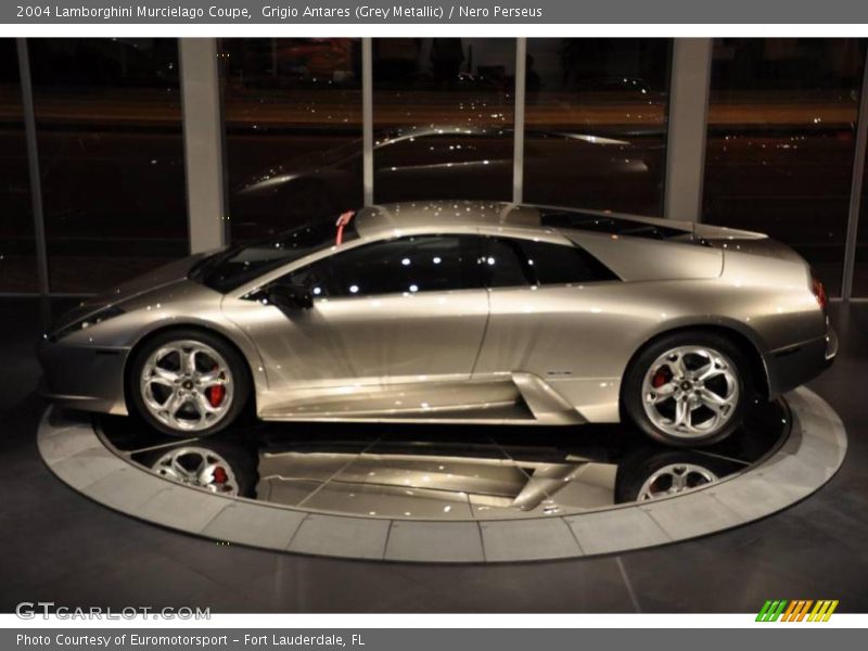 Grigio Antares (Grey Metallic) / Nero Perseus 2004 Lamborghini Murcielago Coupe