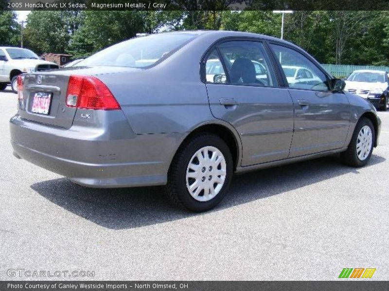 Magnesium Metallic / Gray 2005 Honda Civic LX Sedan