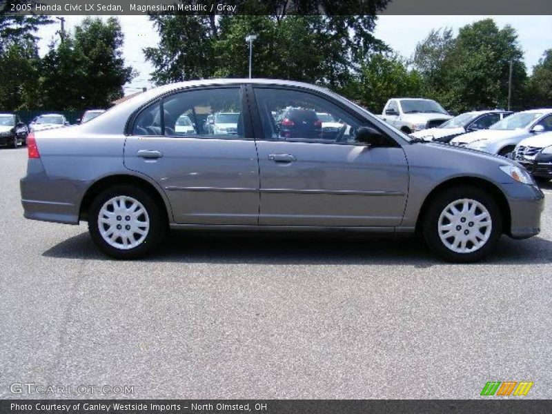 Magnesium Metallic / Gray 2005 Honda Civic LX Sedan