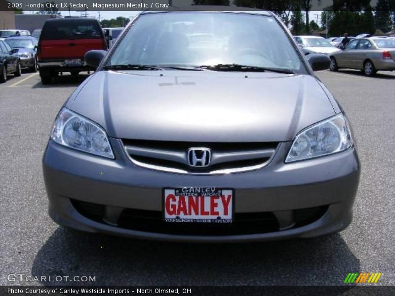 Magnesium Metallic / Gray 2005 Honda Civic LX Sedan