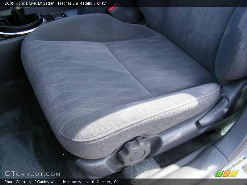 Magnesium Metallic / Gray 2005 Honda Civic LX Sedan