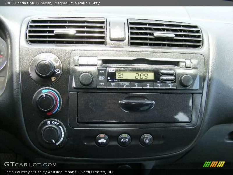 Magnesium Metallic / Gray 2005 Honda Civic LX Sedan