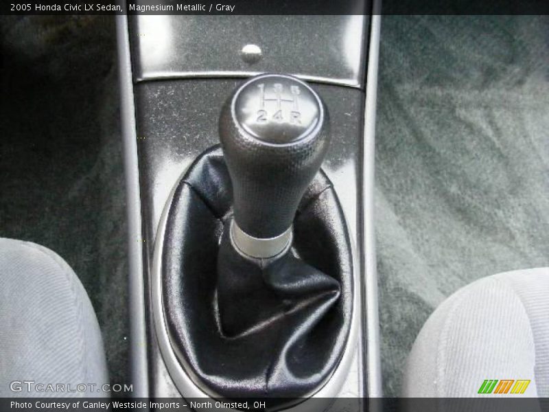 Magnesium Metallic / Gray 2005 Honda Civic LX Sedan