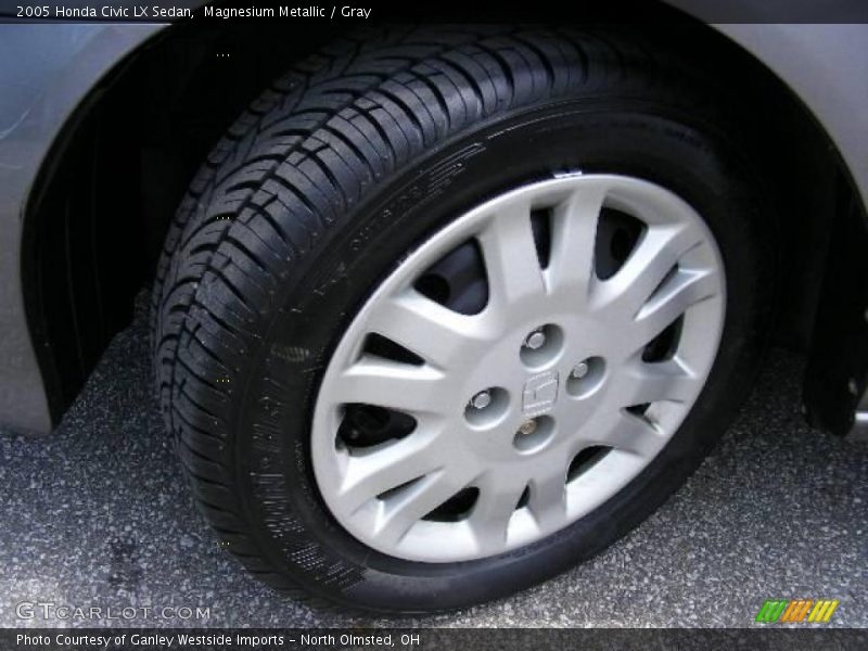 Magnesium Metallic / Gray 2005 Honda Civic LX Sedan