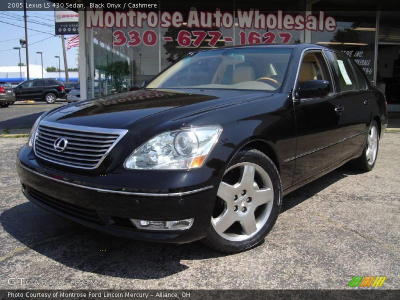 Black Onyx / Cashmere 2005 Lexus LS 430 Sedan