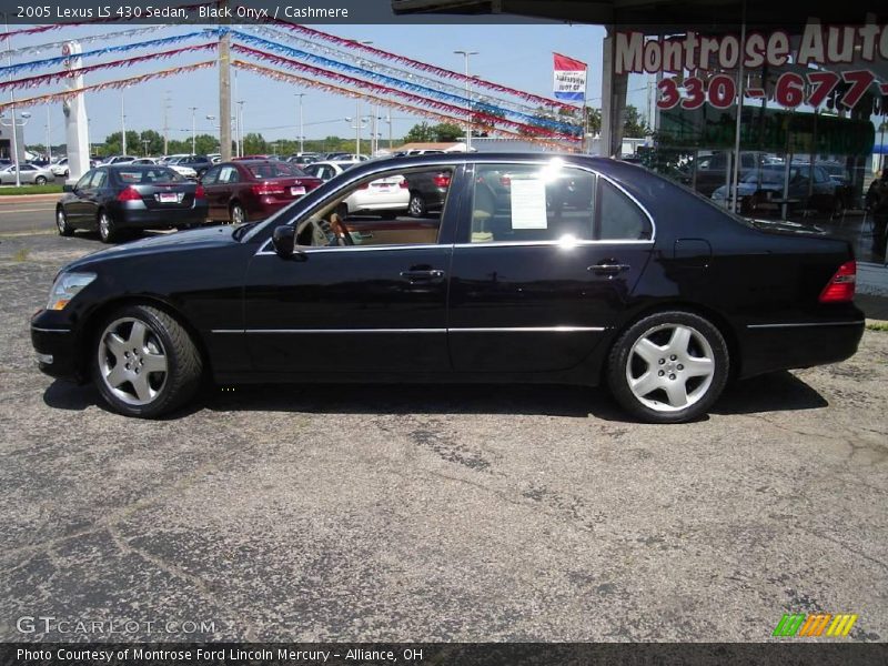 Black Onyx / Cashmere 2005 Lexus LS 430 Sedan