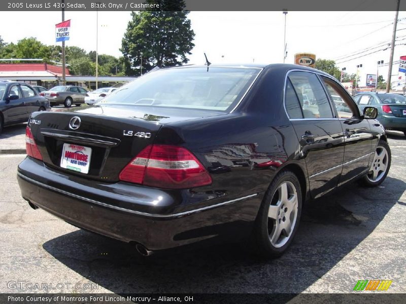 Black Onyx / Cashmere 2005 Lexus LS 430 Sedan