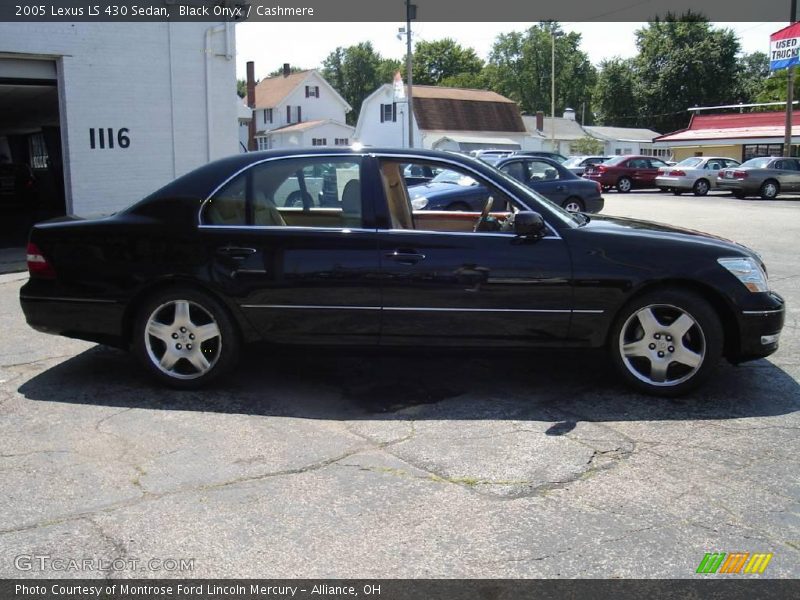 Black Onyx / Cashmere 2005 Lexus LS 430 Sedan