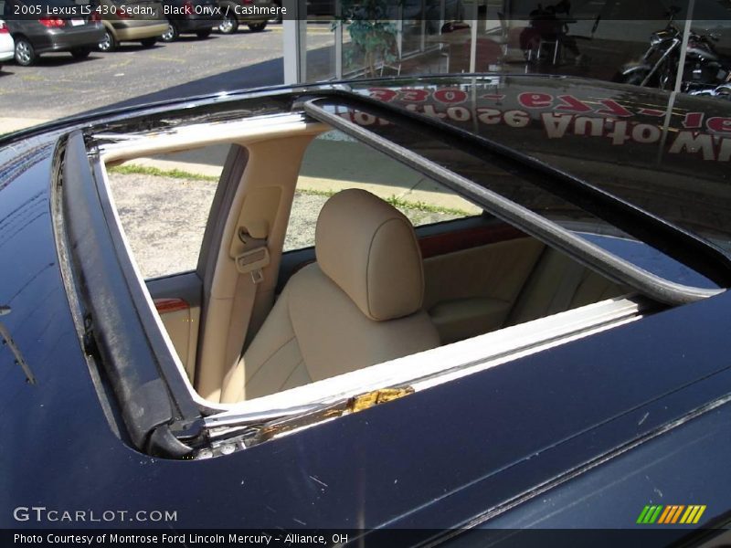 Black Onyx / Cashmere 2005 Lexus LS 430 Sedan