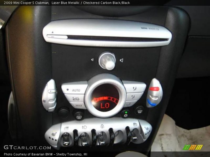 Laser Blue Metallic / Checkered Carbon Black/Black 2009 Mini Cooper S Clubman