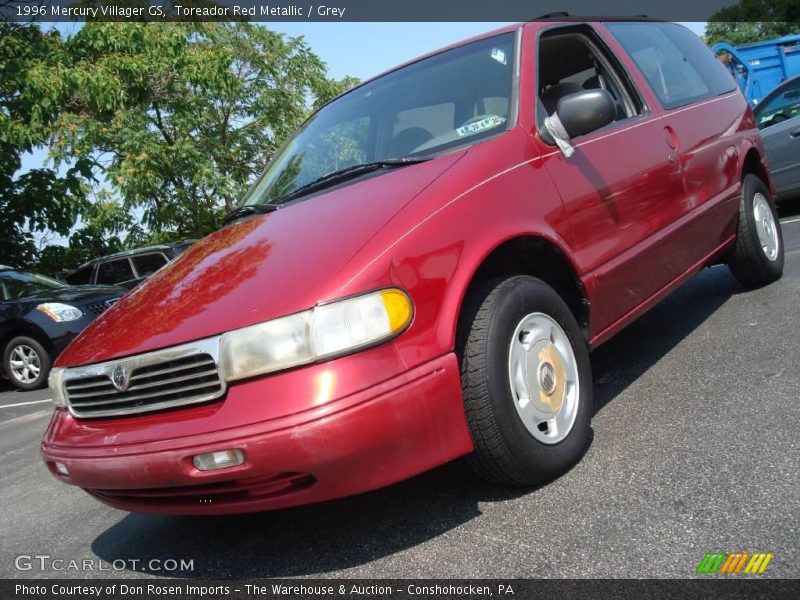Toreador Red Metallic / Grey 1996 Mercury Villager GS