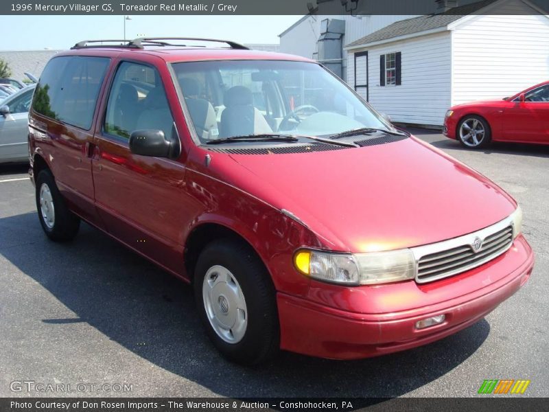 Toreador Red Metallic / Grey 1996 Mercury Villager GS