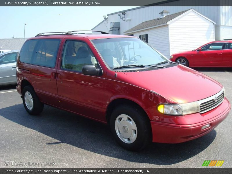 Toreador Red Metallic / Grey 1996 Mercury Villager GS