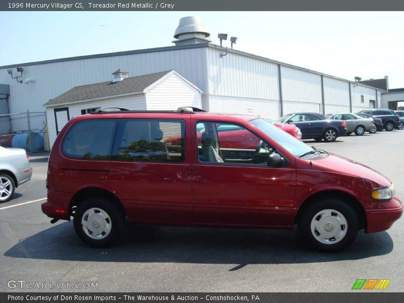 Toreador Red Metallic / Grey 1996 Mercury Villager GS