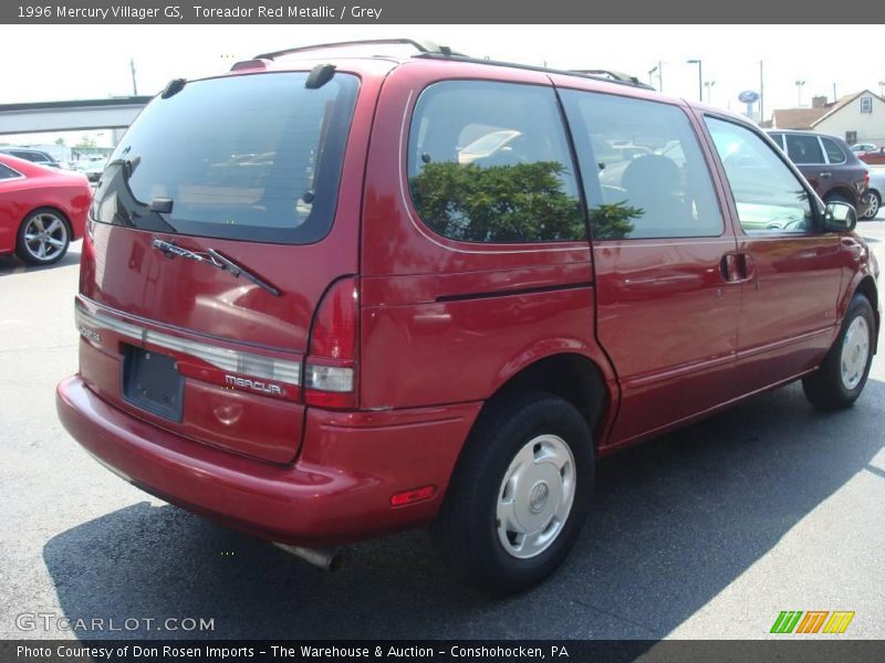 Toreador Red Metallic / Grey 1996 Mercury Villager GS