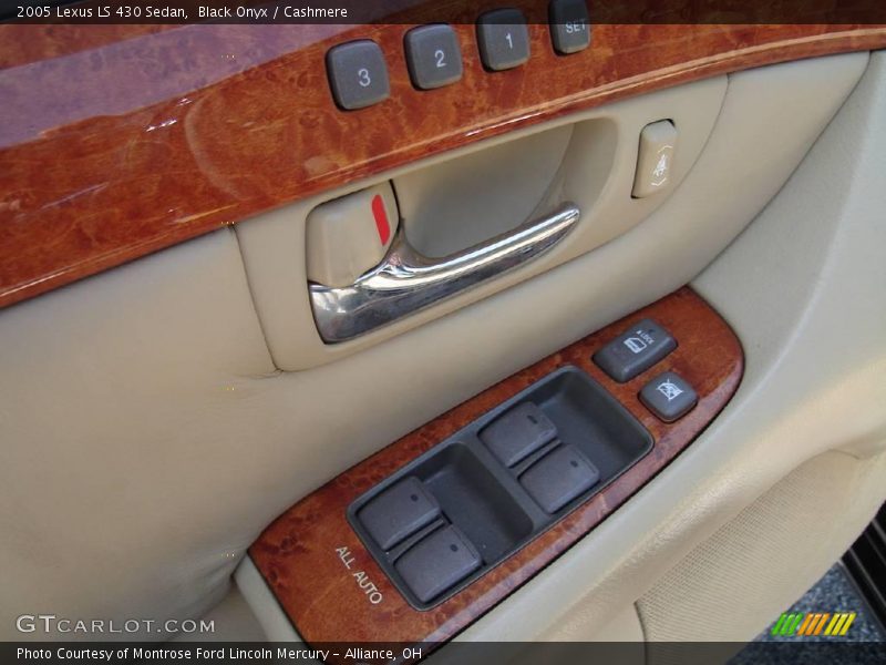 Black Onyx / Cashmere 2005 Lexus LS 430 Sedan