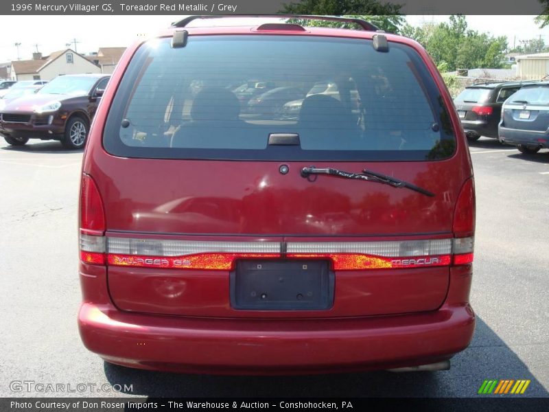 Toreador Red Metallic / Grey 1996 Mercury Villager GS