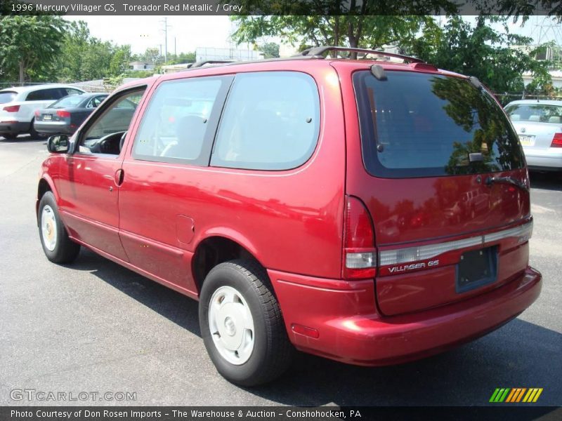 Toreador Red Metallic / Grey 1996 Mercury Villager GS