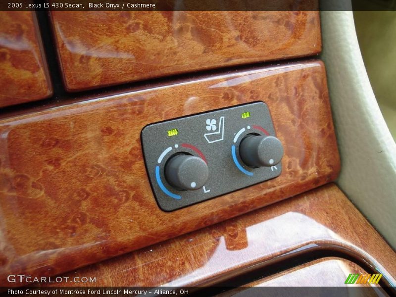 Black Onyx / Cashmere 2005 Lexus LS 430 Sedan