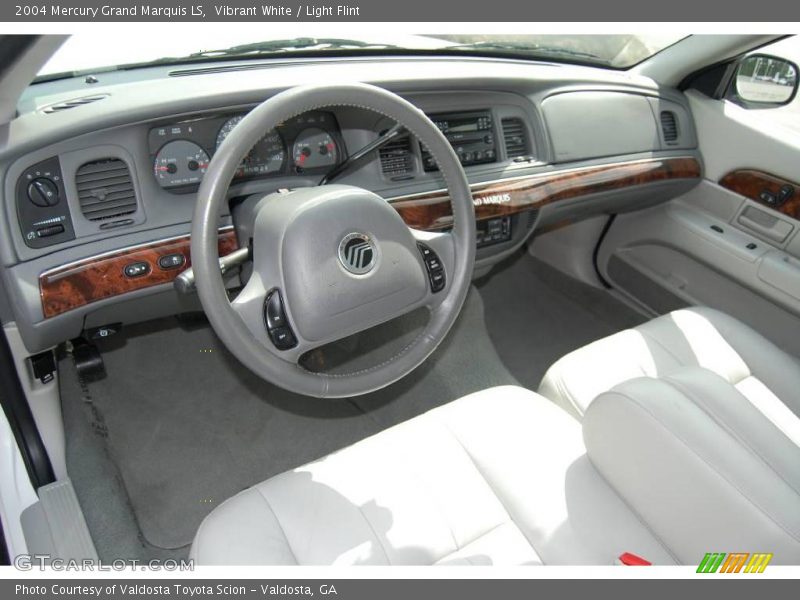 Vibrant White / Light Flint 2004 Mercury Grand Marquis LS