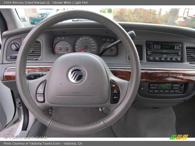 Vibrant White / Light Flint 2004 Mercury Grand Marquis LS