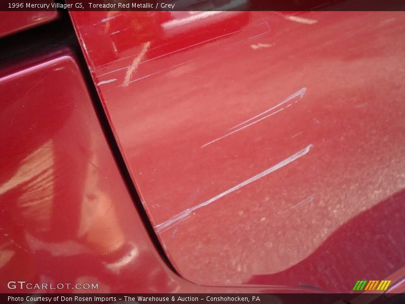 Toreador Red Metallic / Grey 1996 Mercury Villager GS