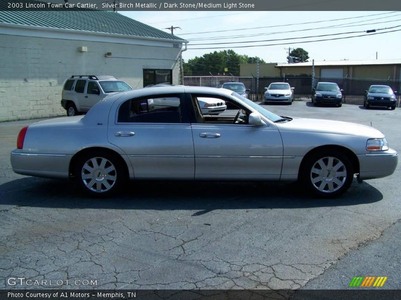 Silver Birch Metallic / Dark Stone/Medium Light Stone 2003 Lincoln Town Car Cartier