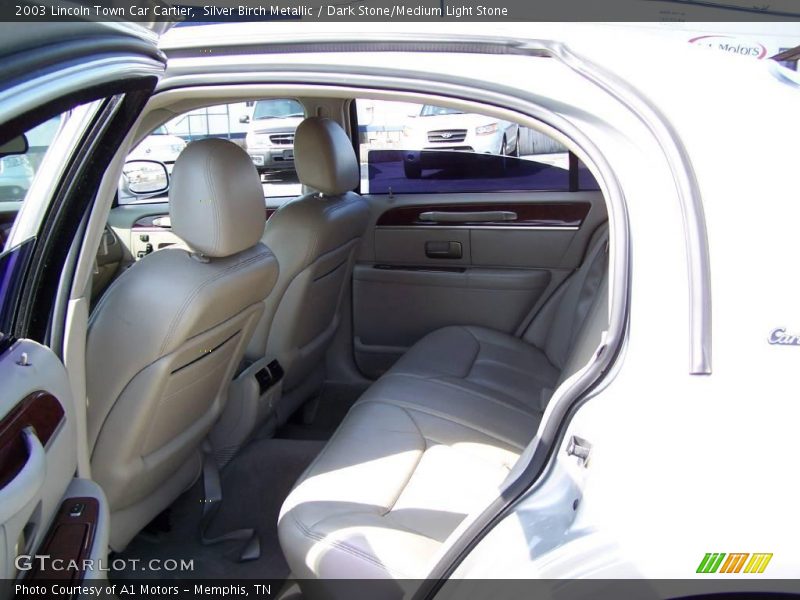 Silver Birch Metallic / Dark Stone/Medium Light Stone 2003 Lincoln Town Car Cartier