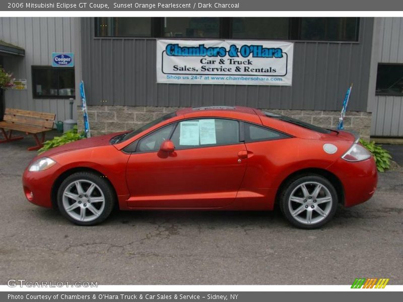 Sunset Orange Pearlescent / Dark Charcoal 2006 Mitsubishi Eclipse GT Coupe